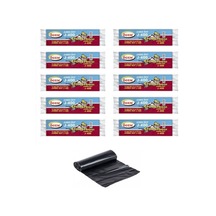 Ögem J-400 Jumbo Boy Çöp Poşeti 80x110Cm 90Lt 10'lu Rulo 10 Paket