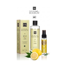 Lemon Limon Kolonya İkili Set 400 Ml Dökmeli + 60 Ml Sprey Cep Boy %80 Alkollü