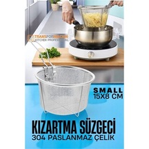 Zenvac Kızartma Süzgeci Patates Kızartma Filtresi 304 Paslanmaz Çelik 721721 Zenvac29 Renkli