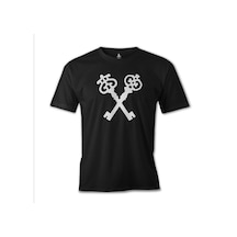Woodkid Keys Baskılı Siyah Erkek Tshirt 001 Woodkid Keys Baskılı Siyah Erkek Tshirt 001