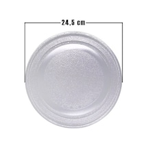 Mikrodalga Fırın Cam Tepsi 24.5 Cm