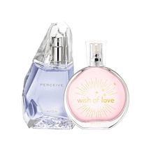 Avon Perceive Kadın Parfüm EDP 50 ML + Wish Of Love Kadın Parfüm EDT 50 ML