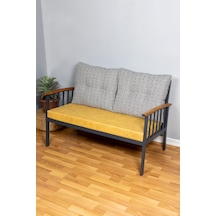 Bahçe Minderi İç Ve Dış Mekan Minderi Özel Ölçü 50x120x8cm Sarı
