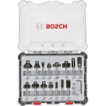 Bosch Freze Seti 15 Parça Karışık 6 MM (Pro) - 2607017471