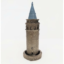 Galata Kulesi Biblo Bronz 14 Cm