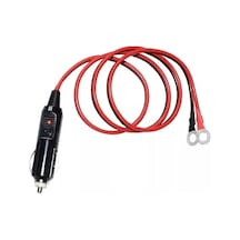 Oto İnverter Çakmak Girisli Takviye Kablosu Kırmızı Siyah 60cm