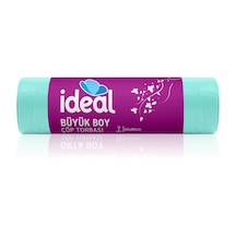 İdeal Büyük Boy Çöp Poşeti 7&apos Li 65x80 Cm, Sızdırmaz Ve Yırtılmaz, Ekonomik Büyük Boy Çöp Torbası, Geri Dönüştürülebilir Atık Torbası, Doğa Dostu, Sürdürülebilir, Güçlü Ve Dayanıklı Çöp Poşeti