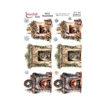 Yılbaşı Sulu Transfer 25x35cm Sty067