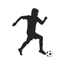 Sporcu Folyo Sticker Derstve46119 30cm Uzunluk Siyah