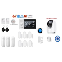 Obiem Pgst Akıllı Ev Güvenlik Alarm Sistemi + İç Mekân Ptz Hd Kamera