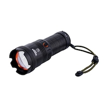 Şarj Edilebilir El Feneri - Wison - 4500 Lümen - 50 Watt Açık Gri