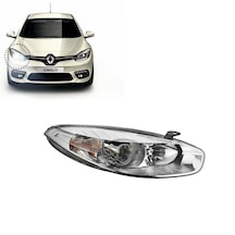 Renault Fluence 2013-2016 Krom Çerçeveli Mercekli Sağ Far