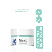Okyanus Esintili Shea Butter Scrub Besleyici Arındırıcı Nemlendirici Vücut Peelingi 280 Gr