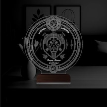 Luvivia Astroloji Aslan Burcu Kişiye Özel 3d Lamba - Masa Gece Lambası