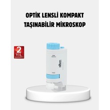 Ers Taşınabilir Eğitim Mikroskobu 80x 200x Led Işıklı Ve Darbeye Dayanıklı