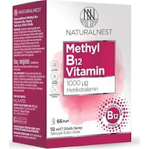 Naturalnest Methyl B12 Vitamin 1000 Mcg 10 Ml Damla Sprey