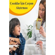 Zincirli Çarpım Tablosu 1 Adet 7x12 Cm Büyük Cep Zircirli Çarpım Tablosu Yaz Sil Özellikli Çarpım Tablosu Kartları Karne