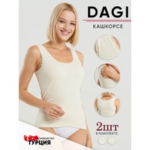 Underwear For You 2'li Atlet Takımı 95995735 Sütlü