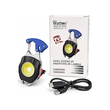 Çok Amaçlı Kamp Işığı Anahtarlık Lamba Wt-740 Evimdeyokyok Beyaz