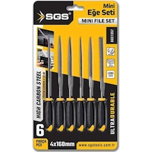 Marka 6 Parça Mini Eğe Seti 4 160 Mm Sgs1357