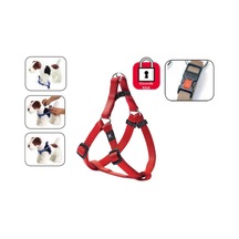 Karlıe Kilitli Göğüs Tasma S/m 35-60cm Kırmızı Çok Renkli