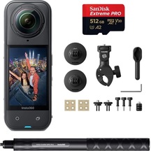 Insta360 X5 + Motosiklet Paketi + 512gb Siyah