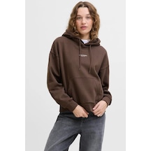 Jack & Jones Jxstudio Kadın Sweatshirt Kahverengi
