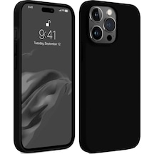 Newface Apple İphone 15 Pro Max Kılıf First Silikon - Siyah