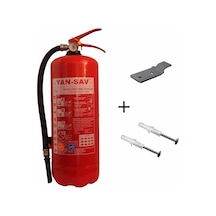 6kg Yangın Tüpü, Askı Aparatı, Dübel Vida 3lü Set