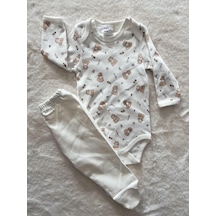 Patikli Serpme Ayı Badili Takım Ekru Patikli Serpme Ayı Badili Takım Ekru