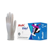 Beybi Pudrasız Vinil Vinyl Muayene Eldiveni Large- 20 Pk - 1 Koli