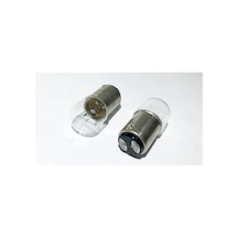 12v 68 Ampul 5w Çift Duy Tek Flaman Ba15d Marin 2 Adet