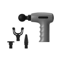 Titreşimli Masaj Aleti 4 Başlıklı 5 Hız Ayarlı 6mm Derin Doku Massage Gun 3200rpm 1200mah