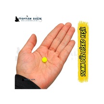 Disko Yeşil Sazan Balık Boncuğu 10 Mm İç Çap: 2.5 Mm - 500 Gr