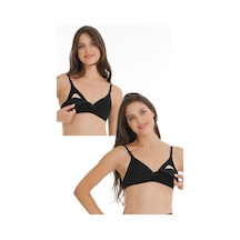 Parlingerie 2li Hamile Modal Kaplı Emzirme Sütyeni Siyah