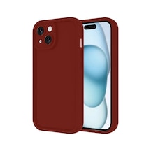 Mey İthalat Apple Uyumlu iPhone 14 Kılıf Viera Silikon - Bordo