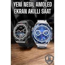 Akıllı Saat Yeni Nesil 2024 Model Metal Kordonlu Bluetooth Bağlantılı 11