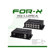For-x Amfi Çıkışı Çoğaltıcı - For-x Xq-112rca - 2 Amfi Çıkışlı Teybi 12 Amfi Çıkışlı Yapma