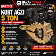 Rico Kurt Ağzı 5 Ton İki Yönlü Çektirme