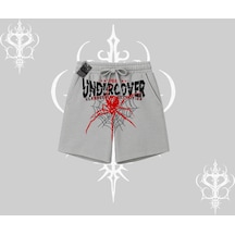 Tarzsokak Beyaz Şort Spider Undercover Gri