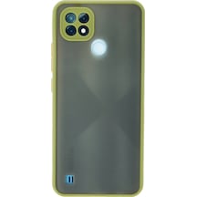Uray Store Realme C21 Kılıf Montreal Silikon Kapak - Açık Yeşil