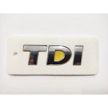 Volkswagen Tdı Arma Bagaj Yazısı Yapıştırma 7.5cmx2.5cm Jetta-passat-caddy 8201