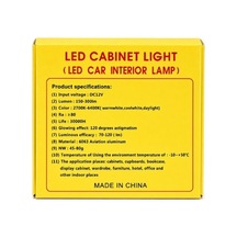 12v Dc 3w Karavan Mobilya Dolap İçi Gömme Led Spot Lambası Sıcak Beyaz 3000k