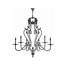 Chandelier Metal Lazer Kesim Tablo 7128