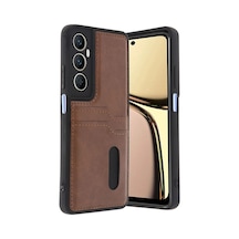 Realme C65 Sara Kartvizitli Deri Kılıf