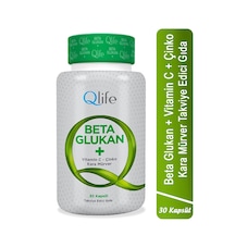 Beta Glukan - C Vitamini Ve Çinko Ve Kara Mürver 30 Kapsül