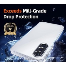 Galaxy S25 Fe Uyumlu Şeffaf Kamera Korumalı Esnek Silikon Darbe Önleyici Çizilme Karşıtı Dayanıklı Tpu Şeffaf Koruyucu Kılıf 50 x 22