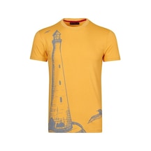 Raınsnow Erkek Sıfır Yaka T-Shirt-Sarı