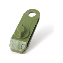 Fosenze Koyu Yeşil Nylon Kamp Çadırı Klipsi - Açık Hava, Piknik, Yachting İçin Dayanıklı Rüzgar Tutucu Halka Kancalı 1 Adet Koyu Yeşil