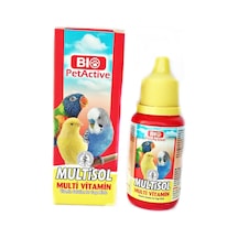 Multisol Kanarya Muhabbet Kuşu Papağan Kuş Vitamini 30 ML